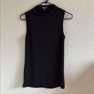 Express Black Fitted Sleeveless Tank Top XS